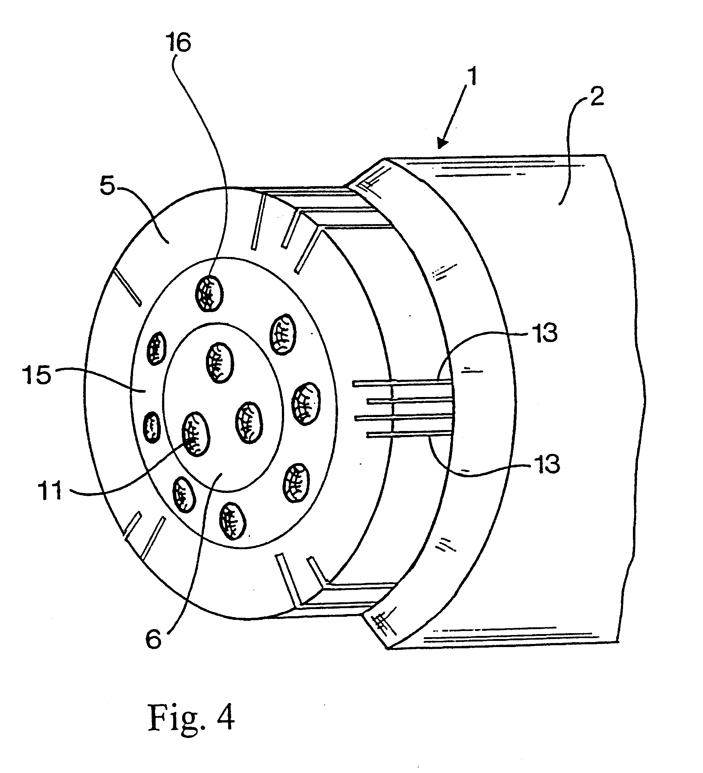 Silenced blowing nozzle