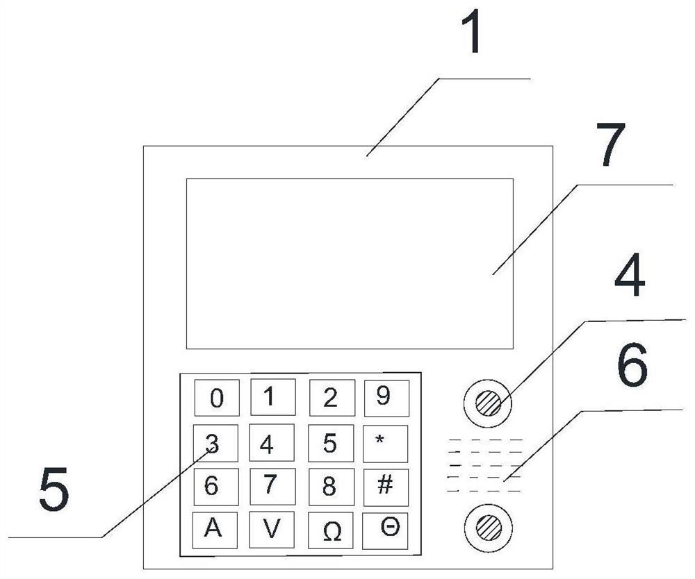 Automatic grading device for gear detection of pointer multimeter