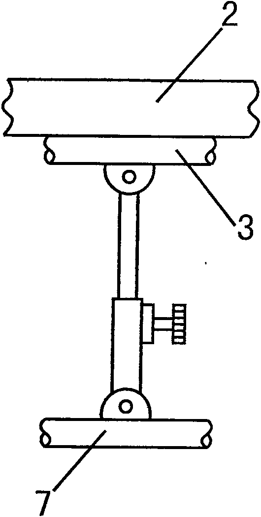 Upper limb abdomen pedicled skin flap fixator