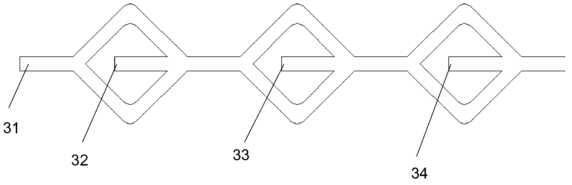 Micro-mixing detecting chip