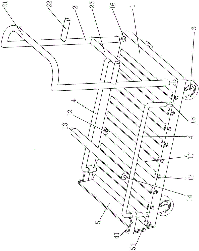 Structure improved transport vehicle