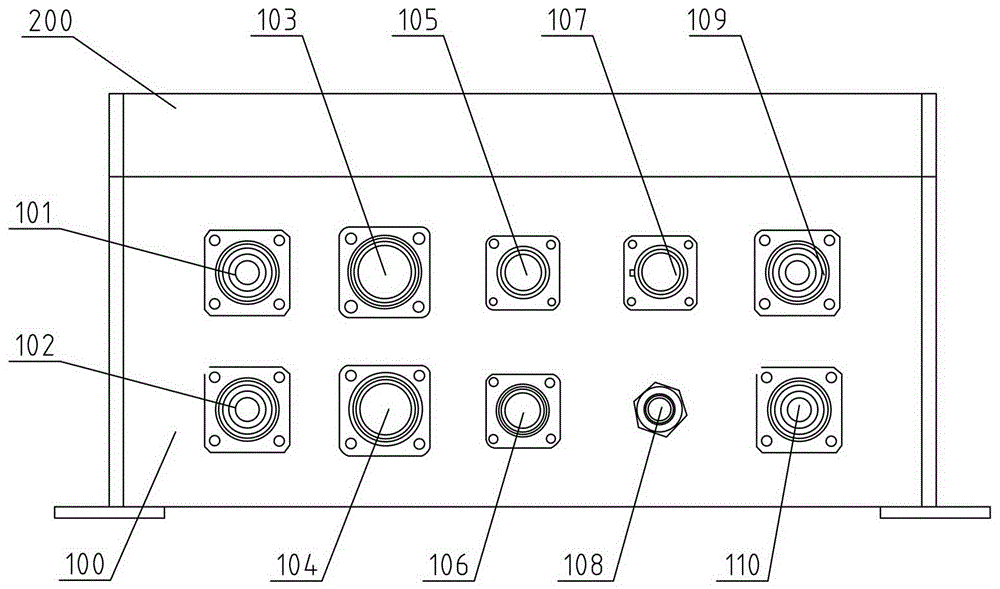 High-voltage distribution cabinet of electric vehicle