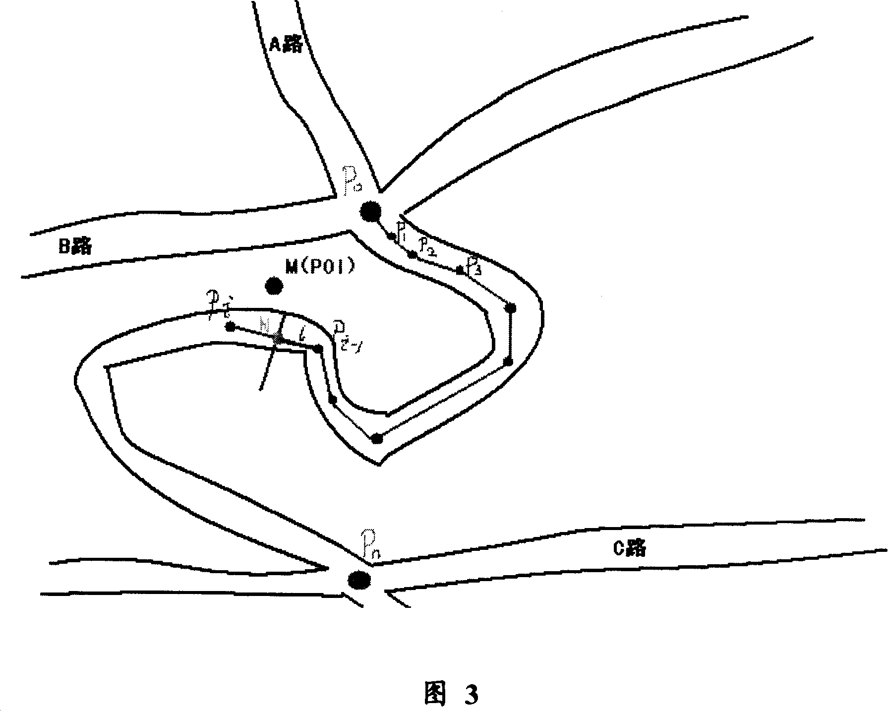 Method for sampling and fuzzy positioning interest point in map system