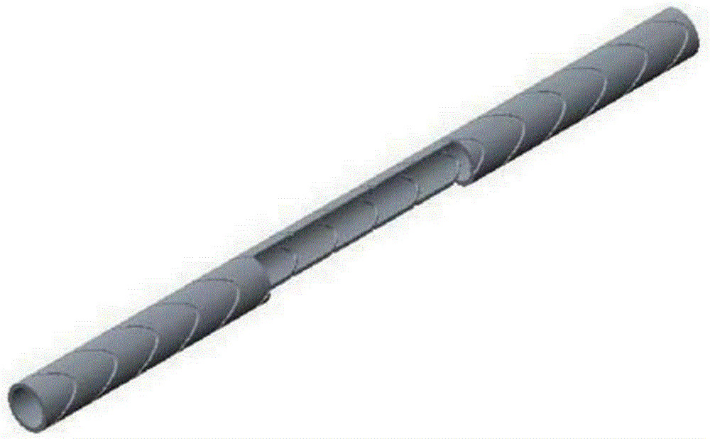 Multi-longitudinal-vortex sine/cosine-line enhanced heat transferring tube