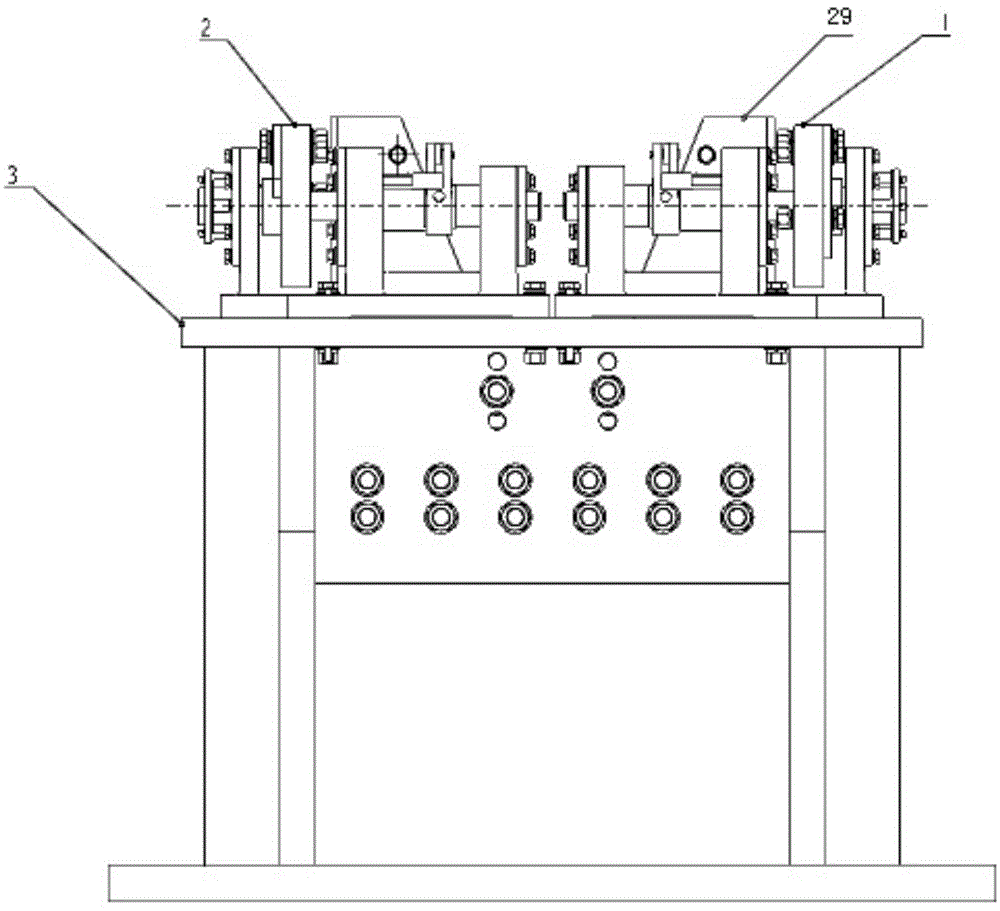 Adjustable-rigidity double-air-rudder equivalent load simulation device