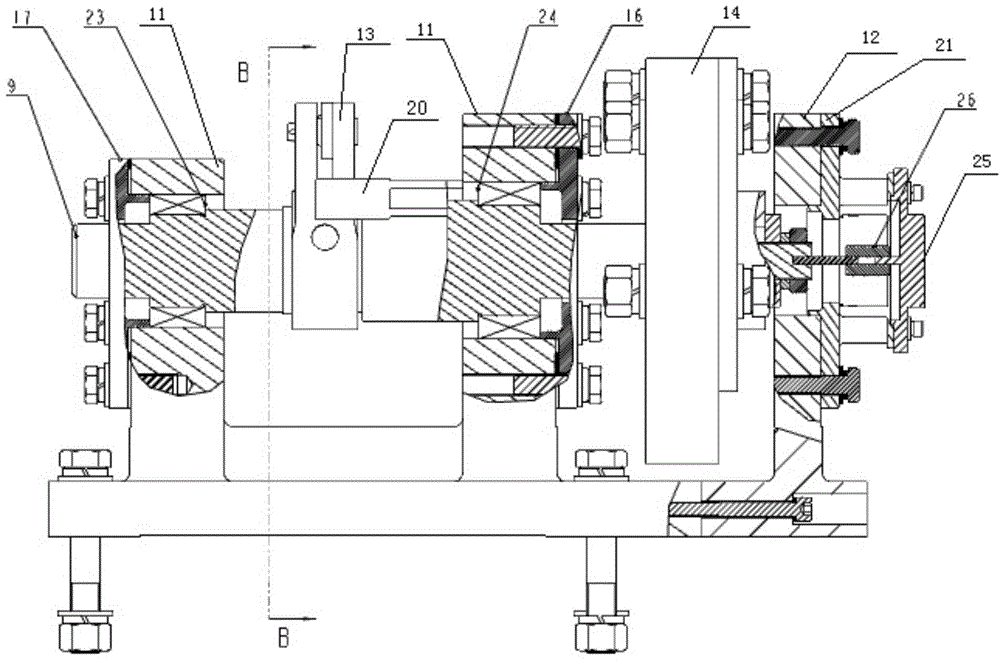 Adjustable-rigidity double-air-rudder equivalent load simulation device