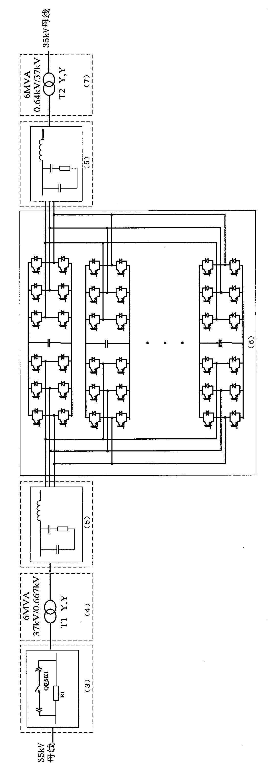 Disturbance generation device for wind power station