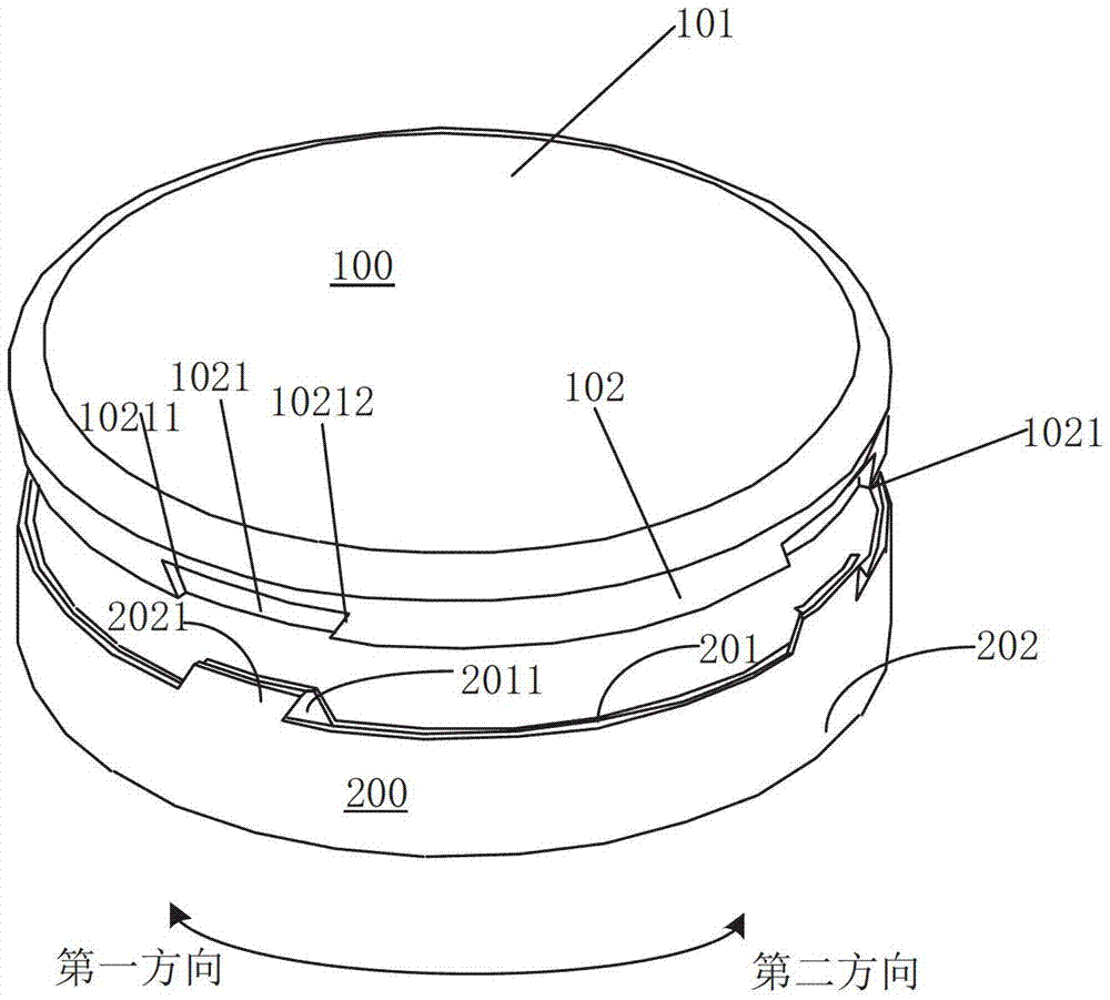 Substrate supporting structure and reaction chamber containing the same