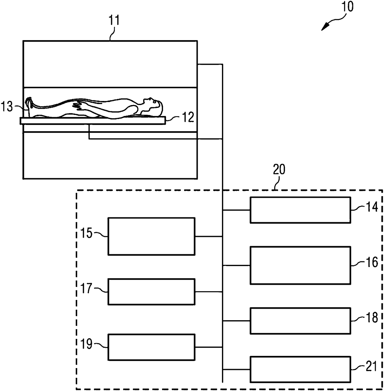 Magnetic resonance apparatus and method for creating maximum intensity projection