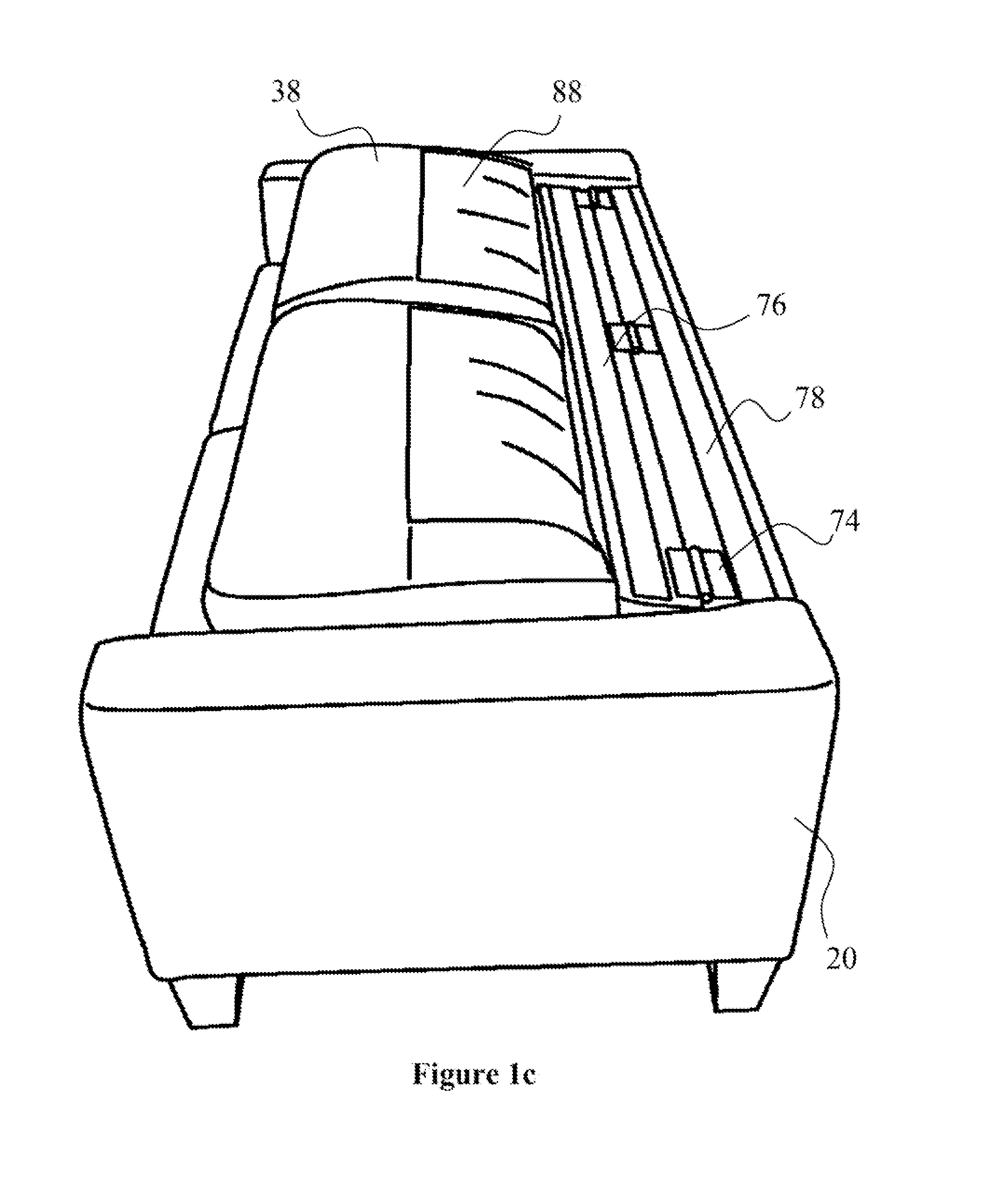 Sofa with shipping and use configuration