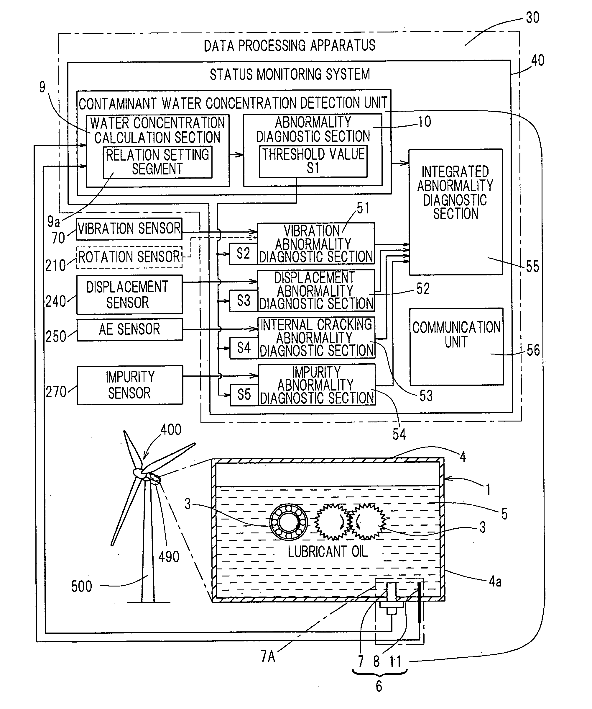 Status monitoring system and status monitoring method for rolling device