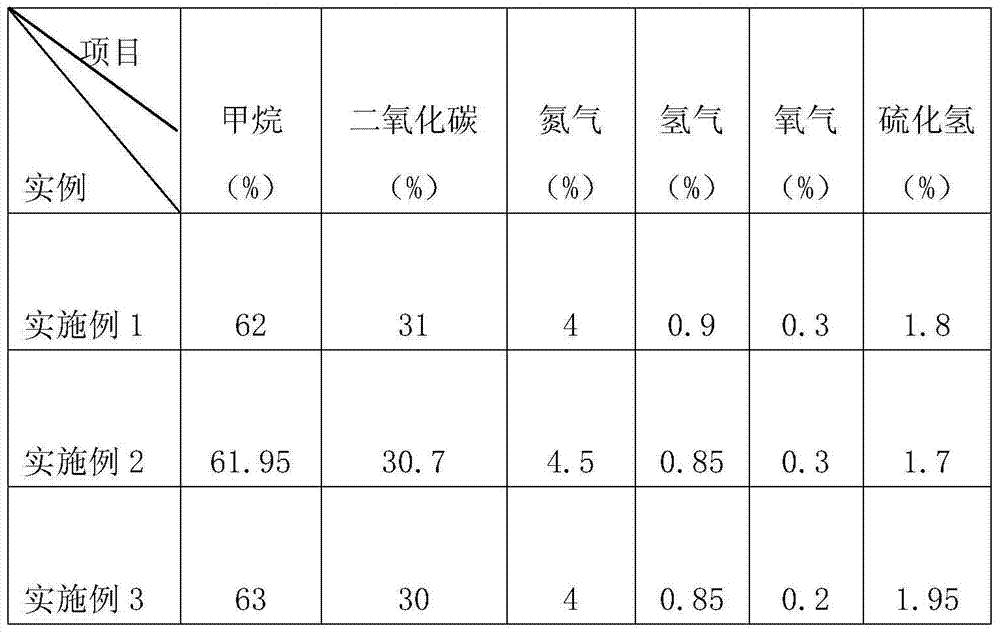 Dry anaerobic fermentation technology for preparing biogas from blue algae, reed, and paddy rice straw