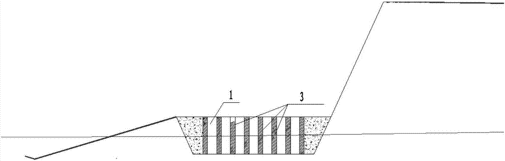 Open-cut rock anchoring combined basic and inverse work construction method thereof