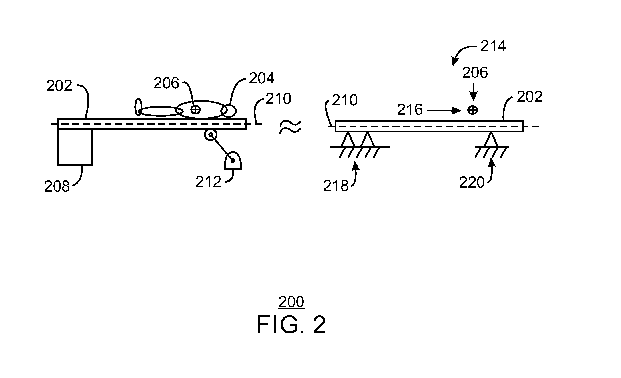 Reducing vibration of a cantilevered patient support surface