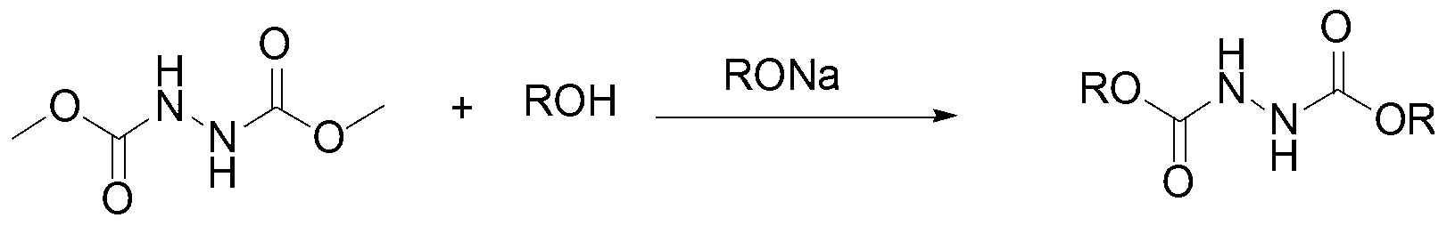 Esterification method for preparing hydrogenated dialkyl azodicarbonic acid