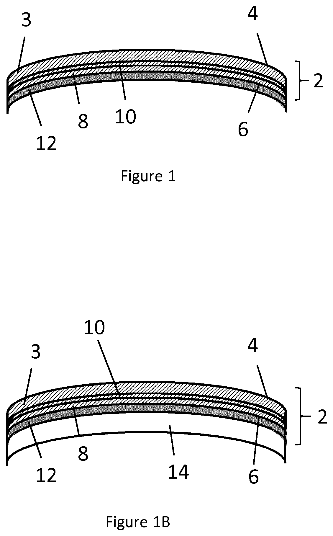 Electrically-controlled optical device with a front shell