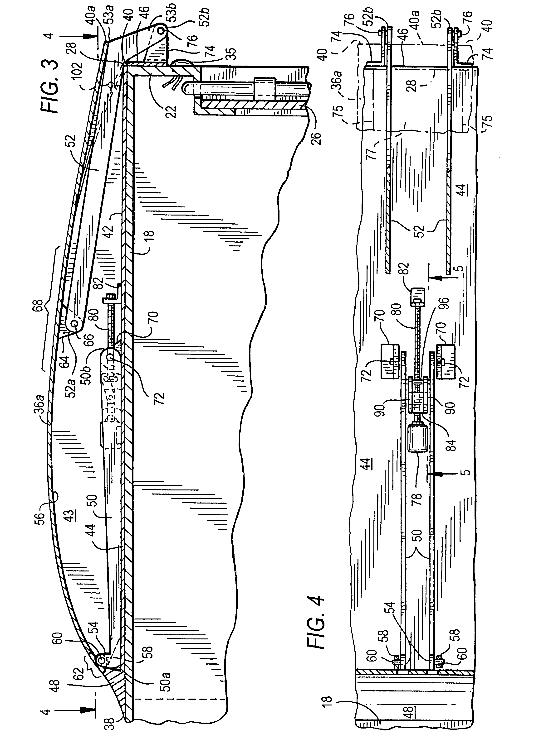 Retractable air deflection apparatus for reduction of vehicular air drag