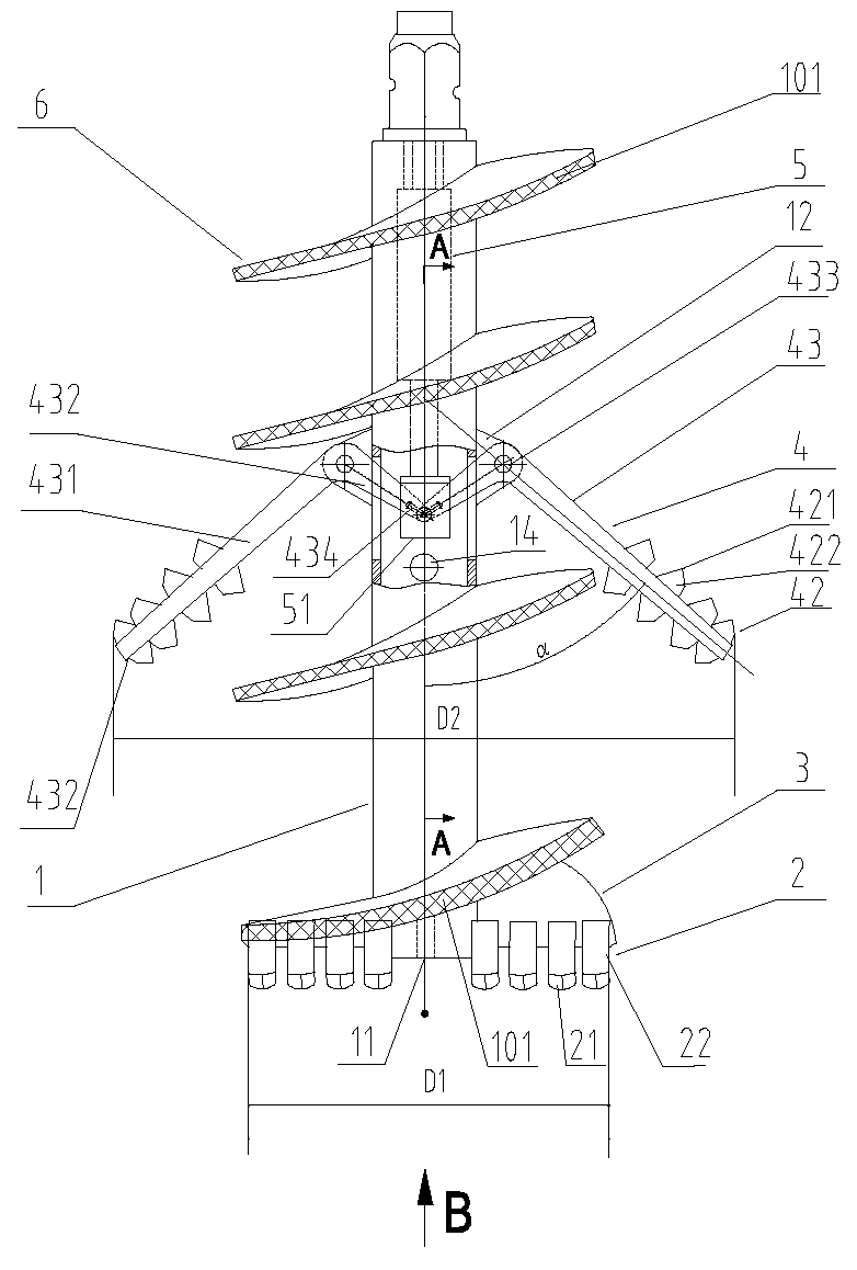 Drilling and reaming combined drill