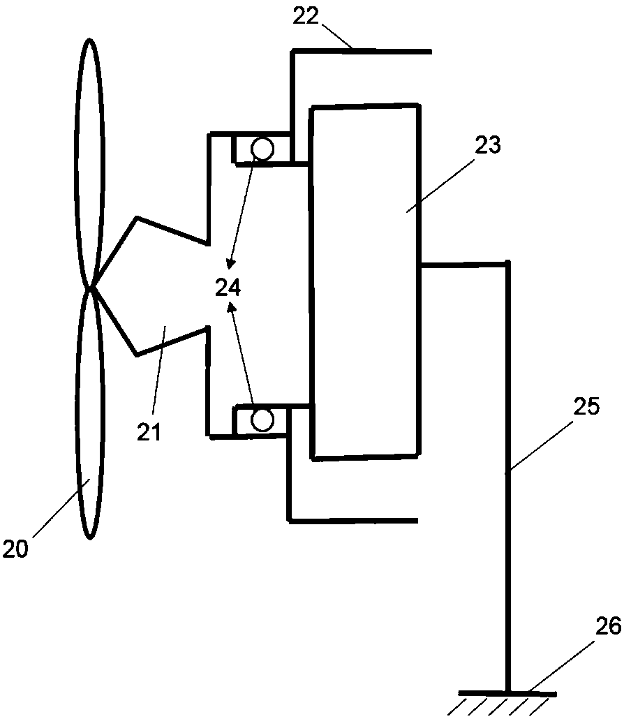 System and method for detecting air gap of wind power generator in real time