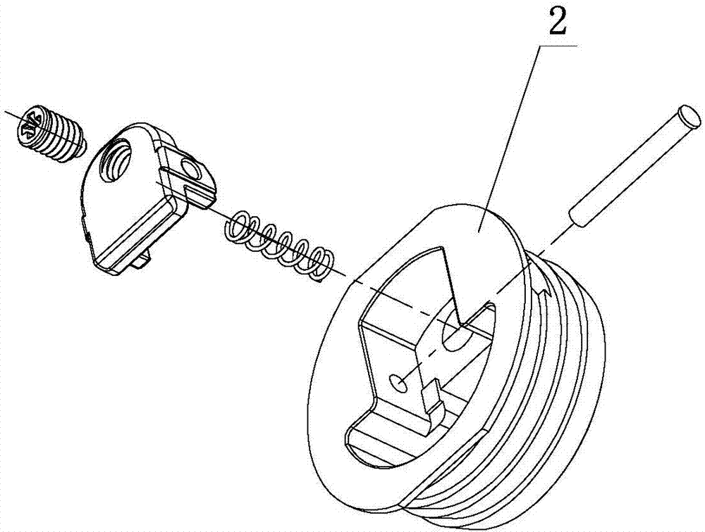 Furniture pressing bounce opening-closing mechanism with elastic locating function