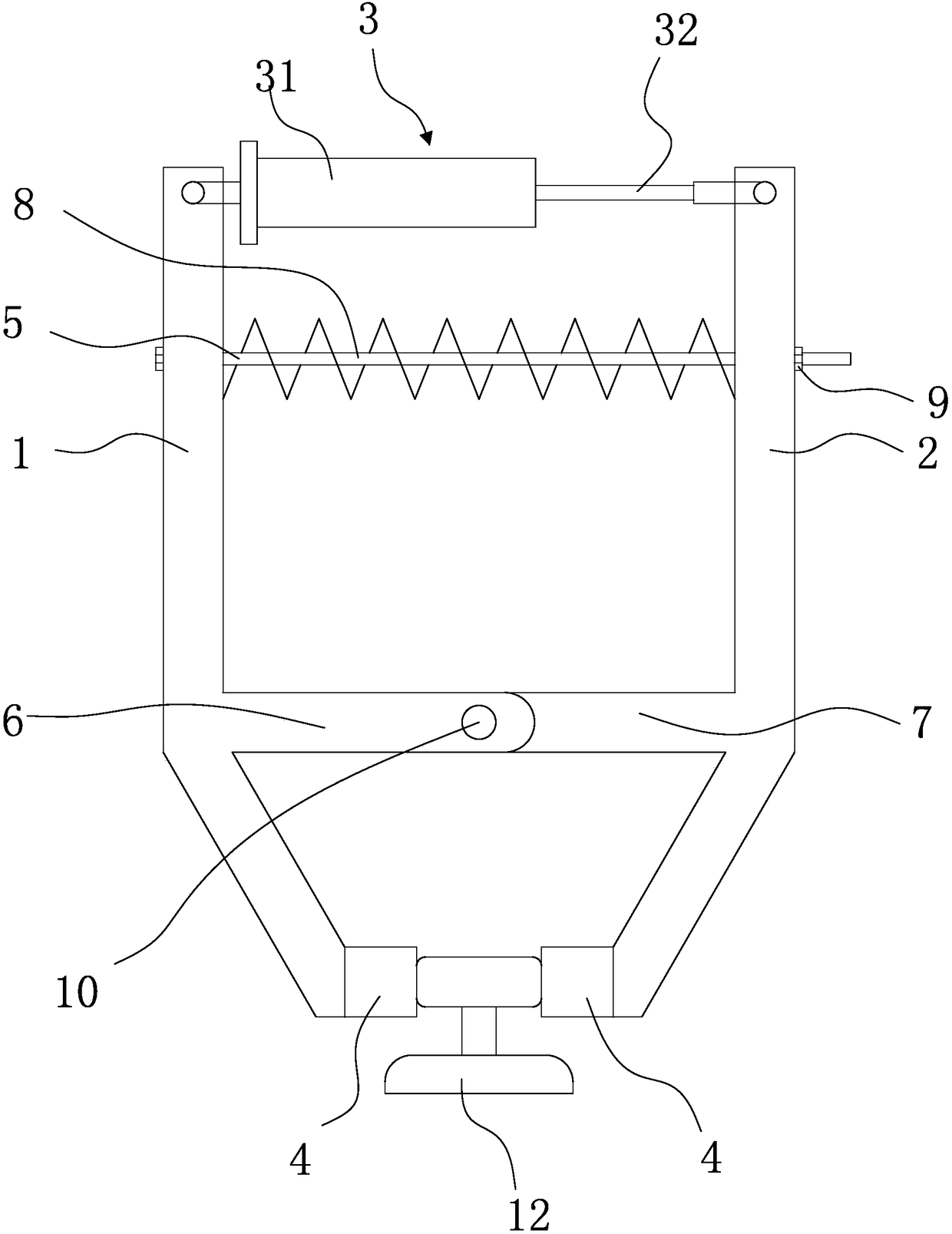 Pneumatic wind-proof rail clamping device