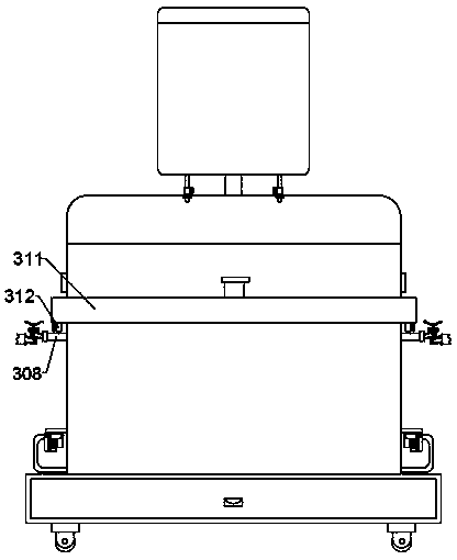 Environment-friendly interventional administration device for treating liver cancer