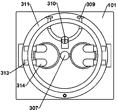 Environment-friendly interventional administration device for treating liver cancer