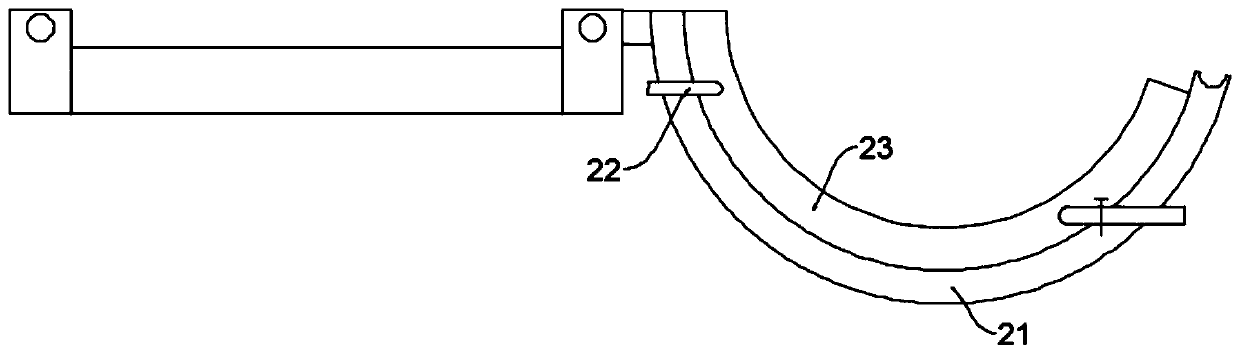 Quick human body fixing device of medical CT machine