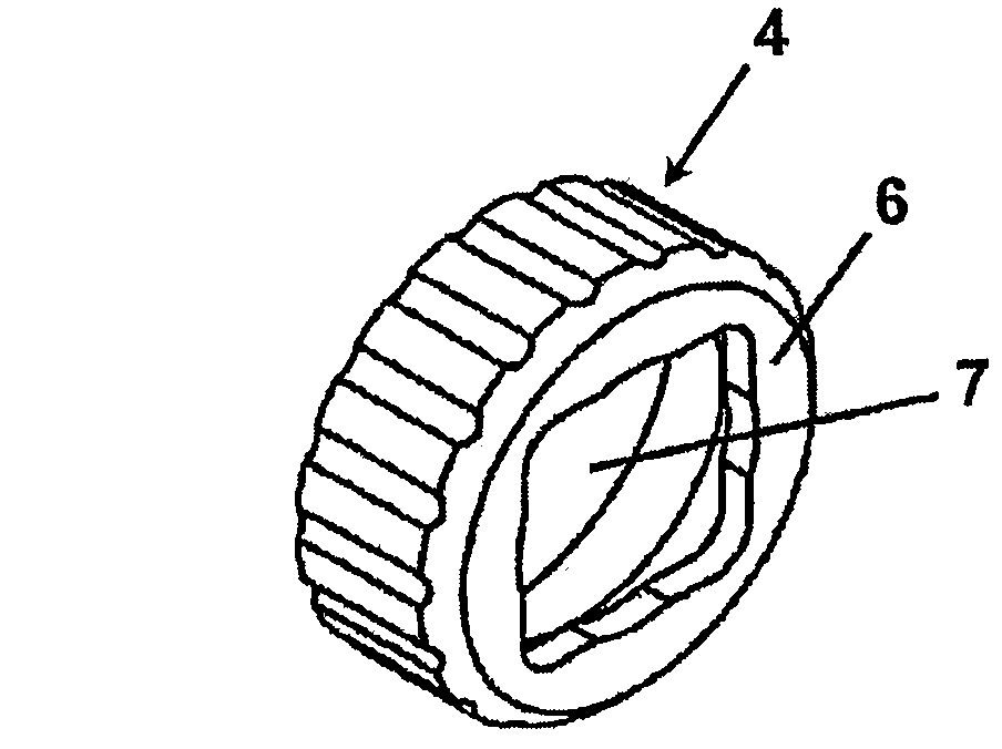 Locking device for movable momentum connection in suppressors for semiautomatic and fully automatic weapons