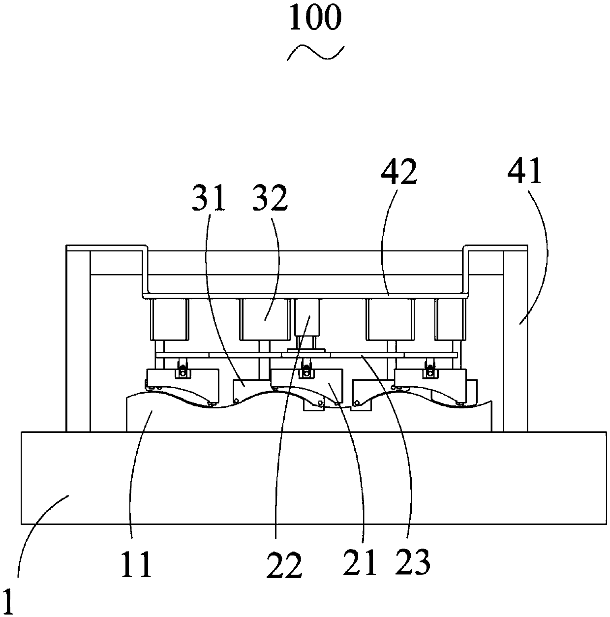 Hot-pressing fixing equipment and hot-pressing method