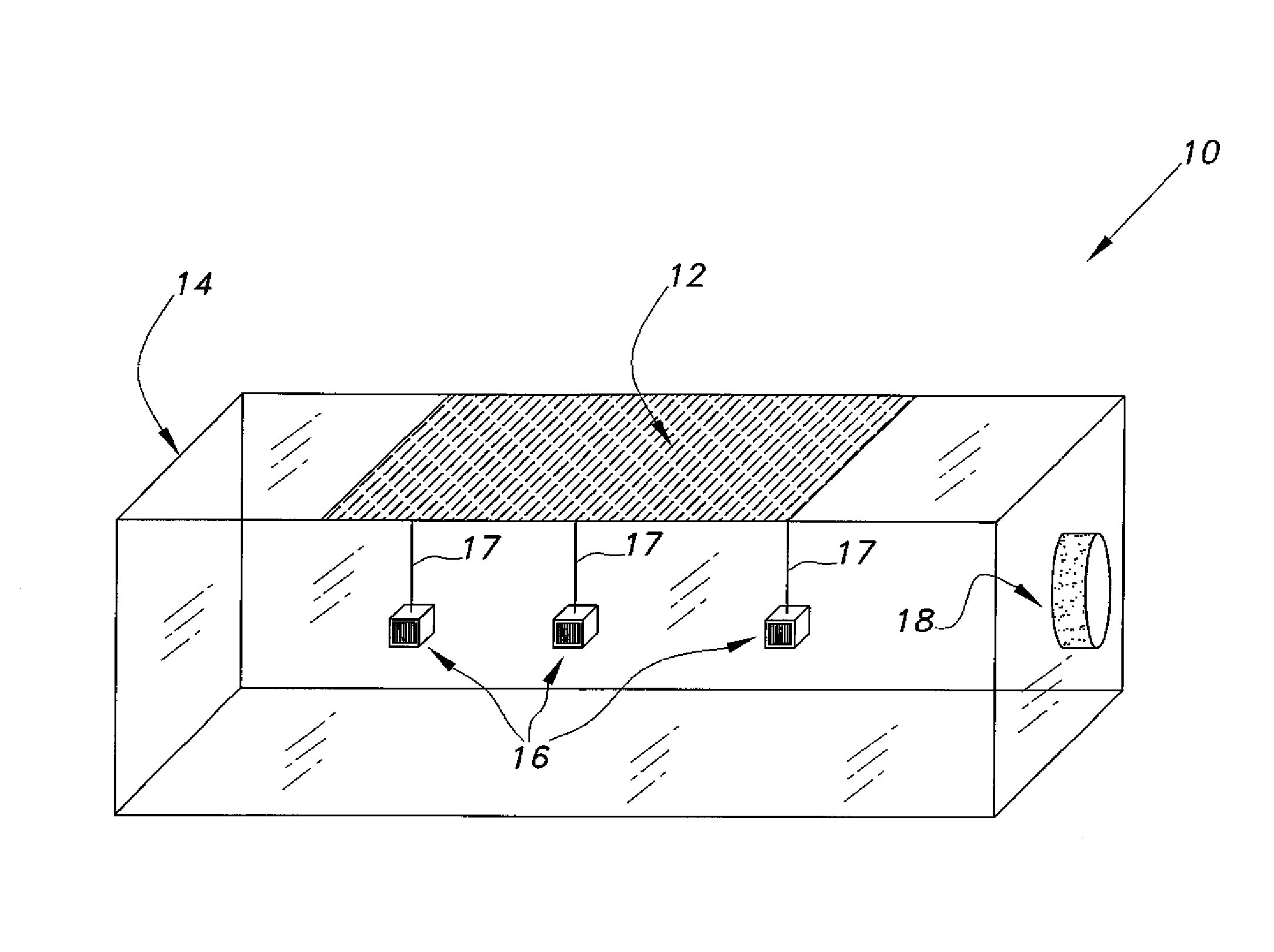 Environmental test chamber for wireless sensor networks