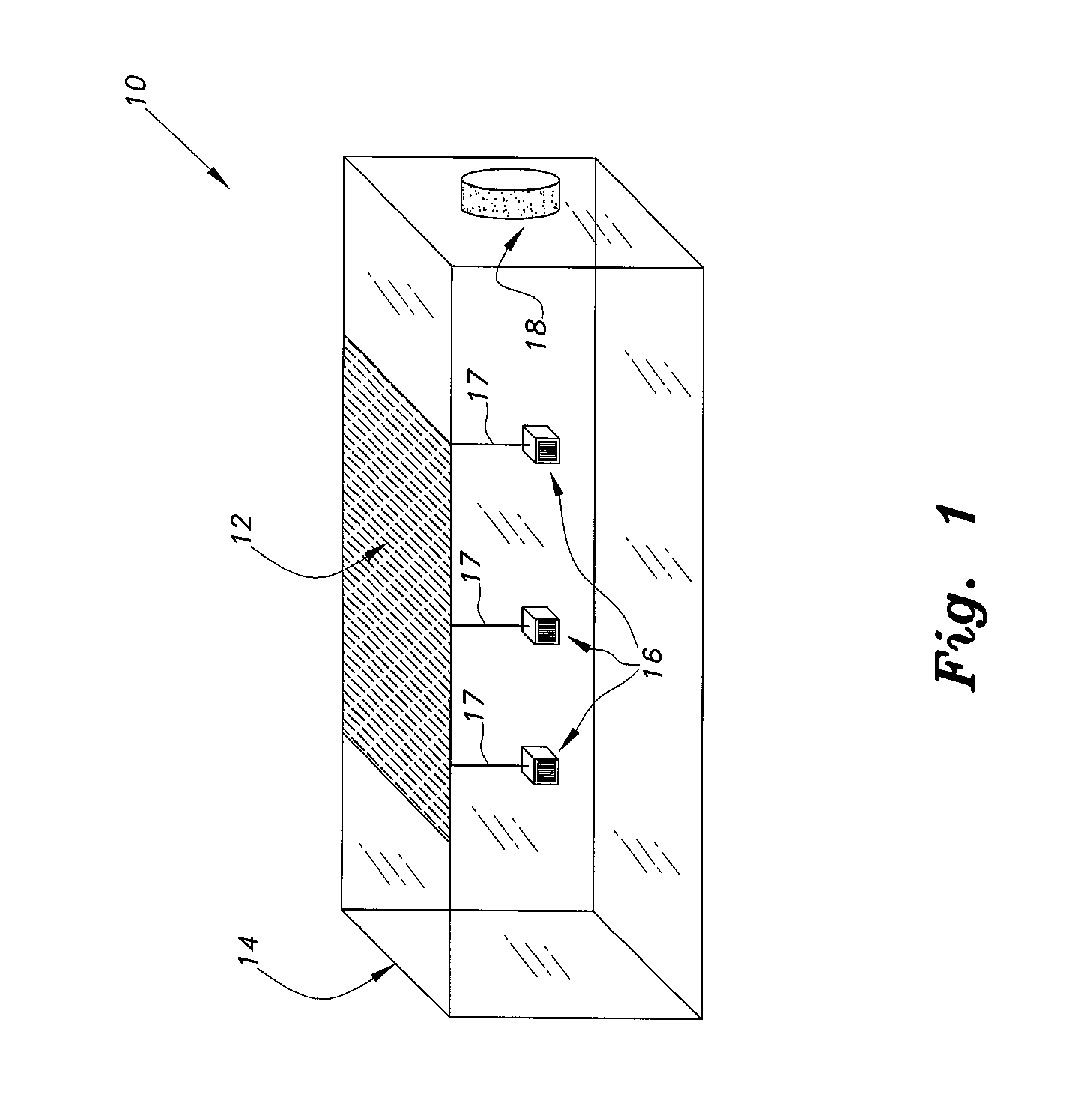 Environmental test chamber for wireless sensor networks