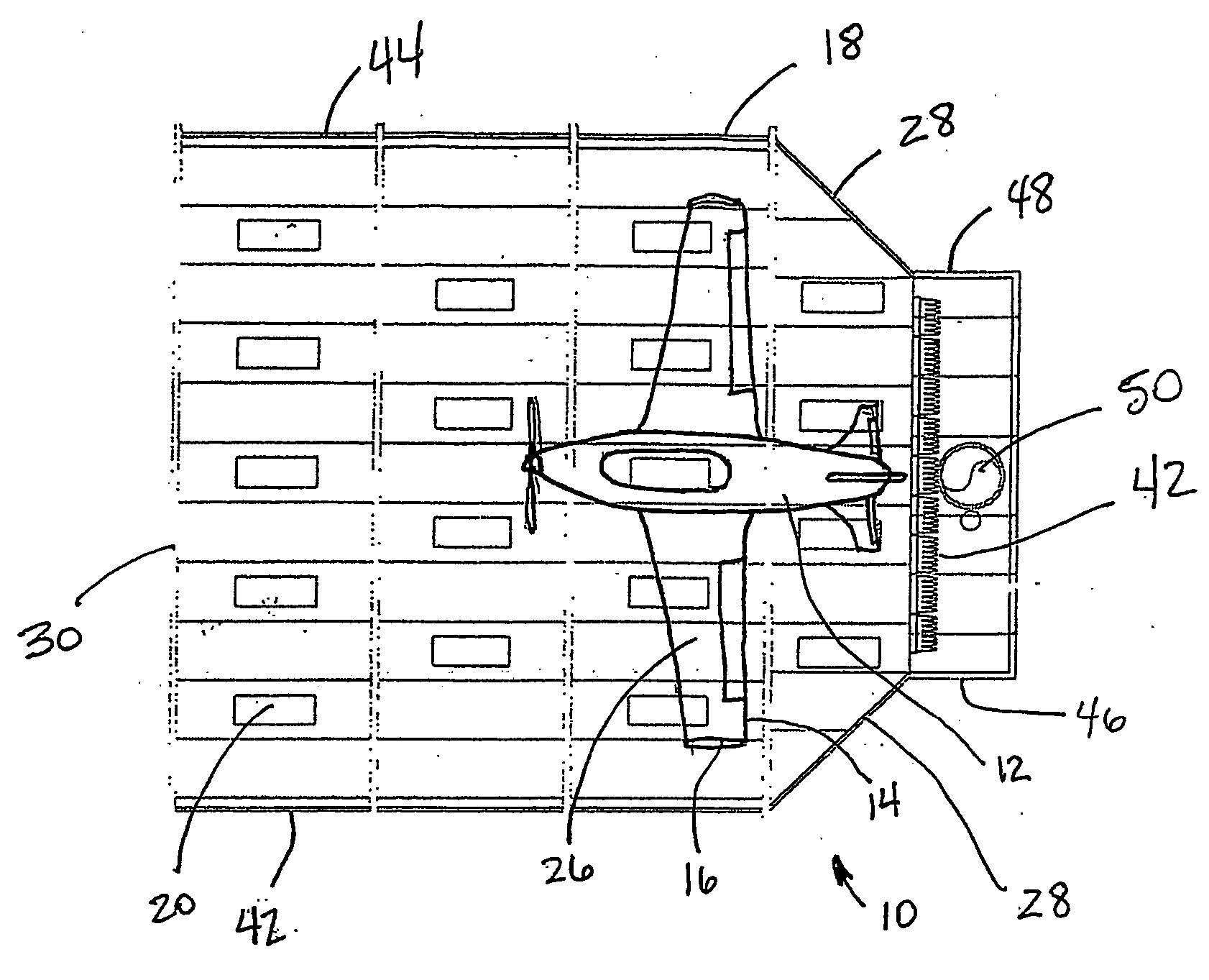 Aircraft spray booth