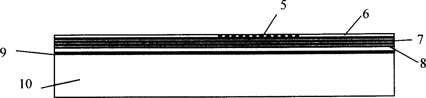 Method for preparing focal plane of quantum trap infrared detecter