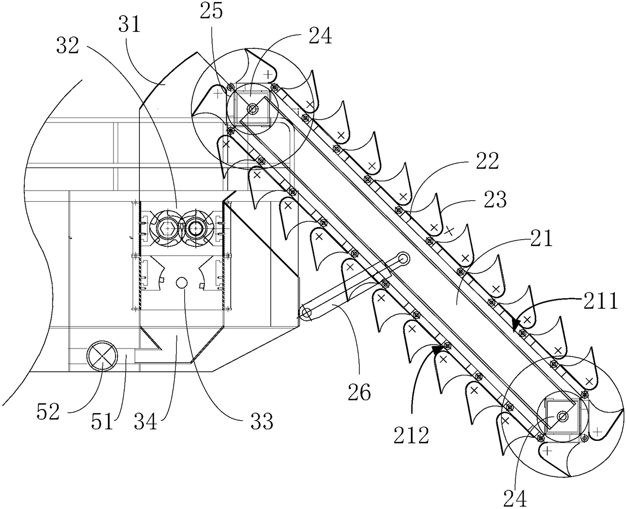 Silt dehydration device and desilting and silt drying ship provided with same