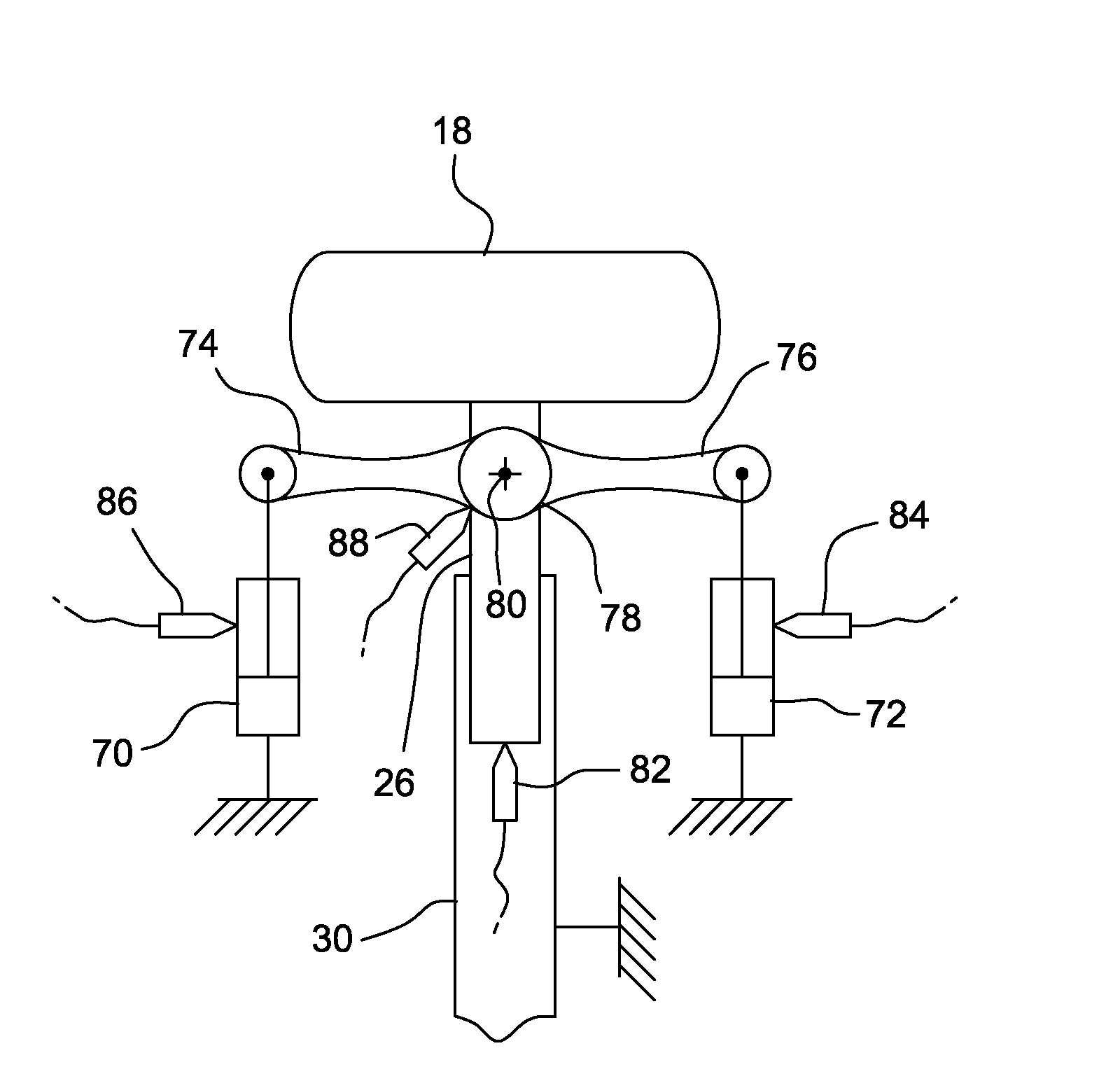 Agricultural Harvester Rear Axle Arrangement for Narrow Transport