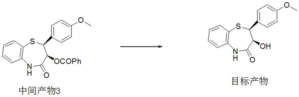 Preparation method of 2-(4-methoxyphenyl)-3-hydroxy-2, 3-dihydro-1, 5-benzothiazepine ketone