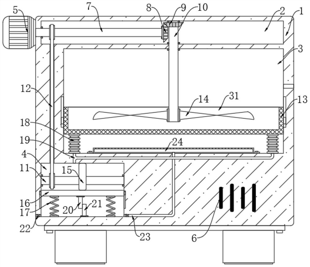 Crop drying device with rapid drying function