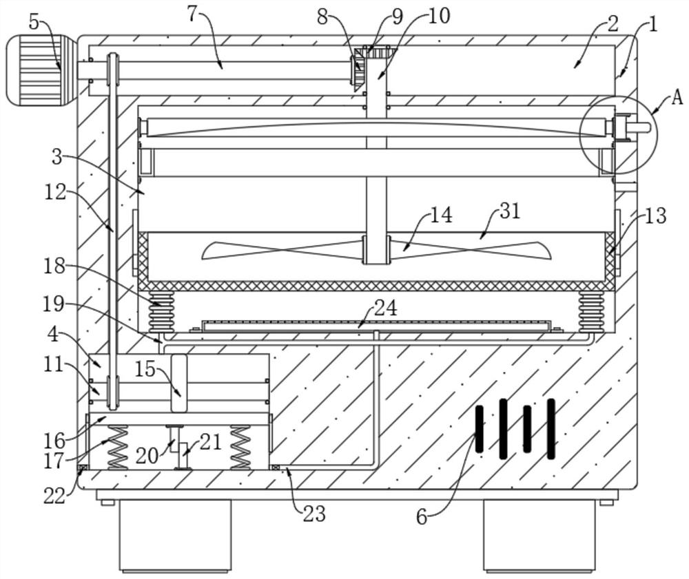 Crop drying device with rapid drying function