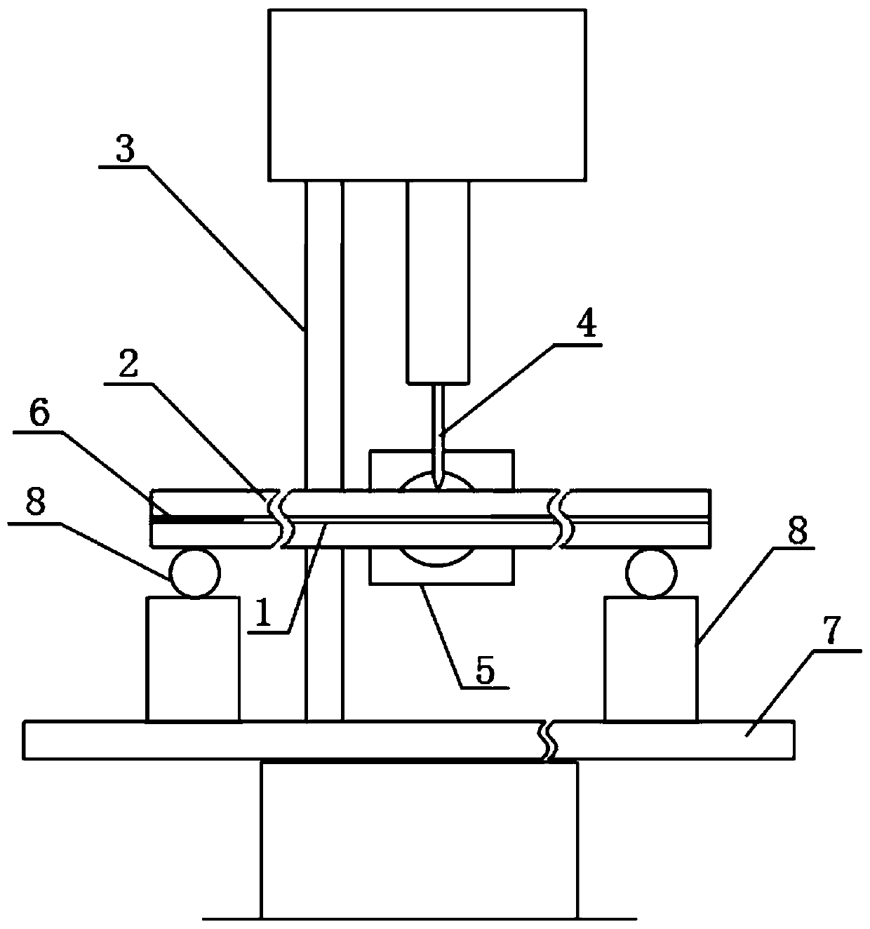 Method for testing interfacial fracture toughness of second-generation high-temperature superconducting strip