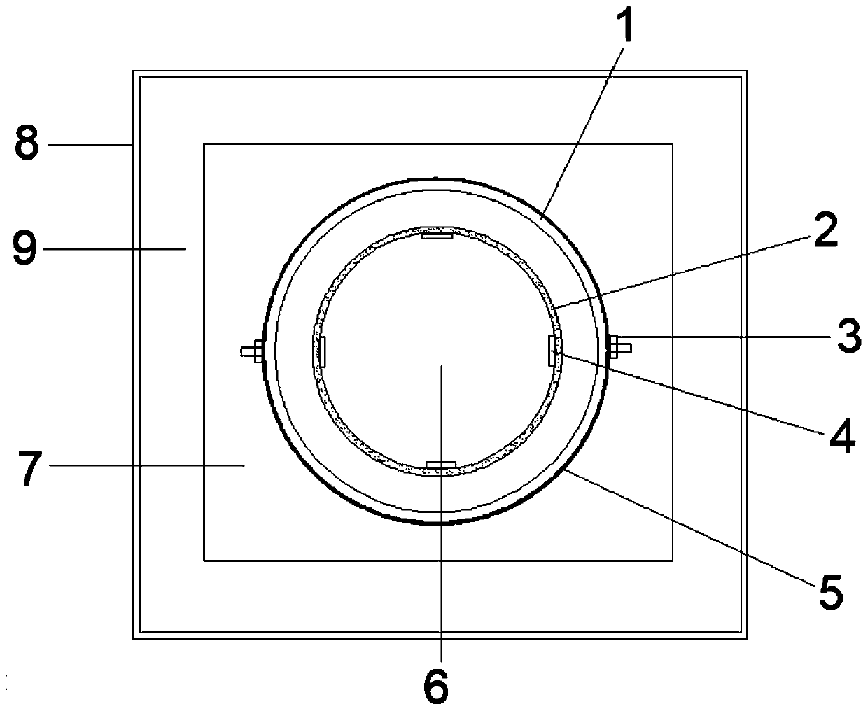 Chemically optimized fiber concrete ring type constrained cracking device