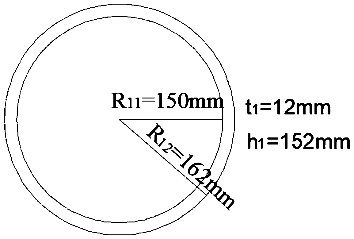 Chemically optimized fiber concrete ring type constrained cracking device