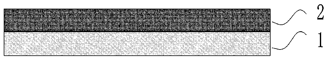 Air filtering medium and preparation method