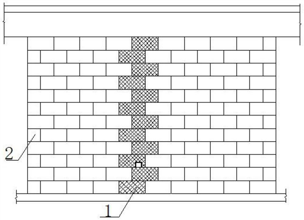 A system for pre-embedding electrical pipelines in a secondary structure and its implementation method