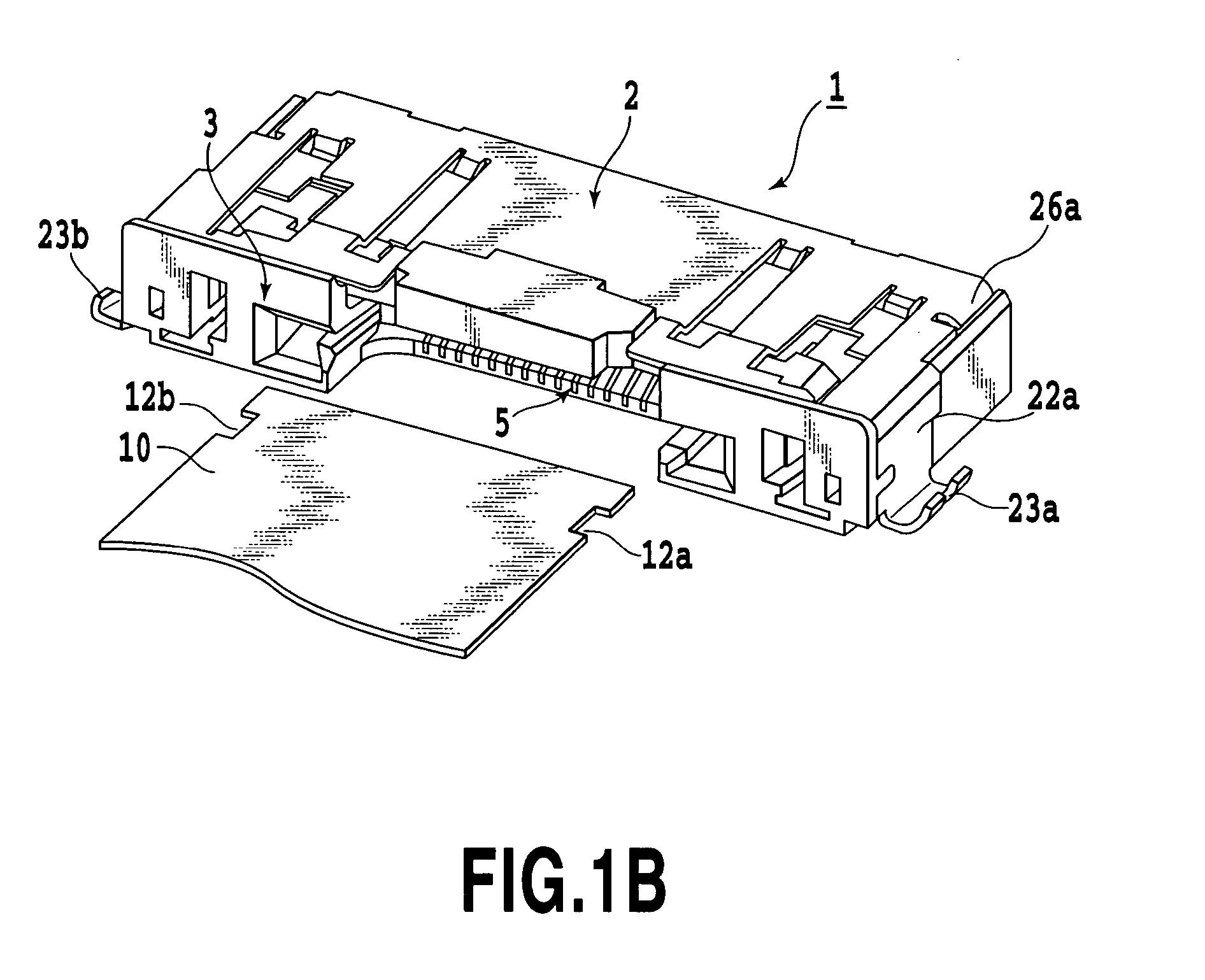 Connector for flexible printed circuit board