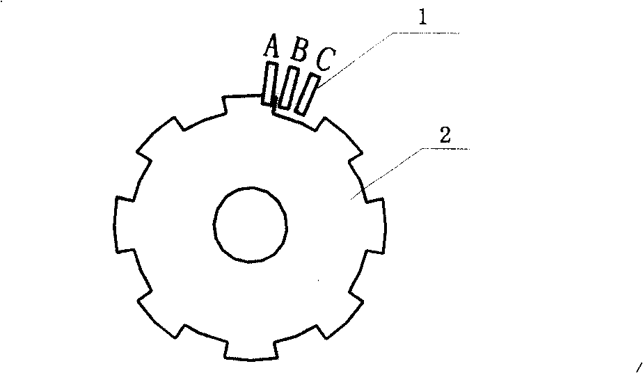 Switch reluctance machine rotor angular position and rotation speed detection device and method