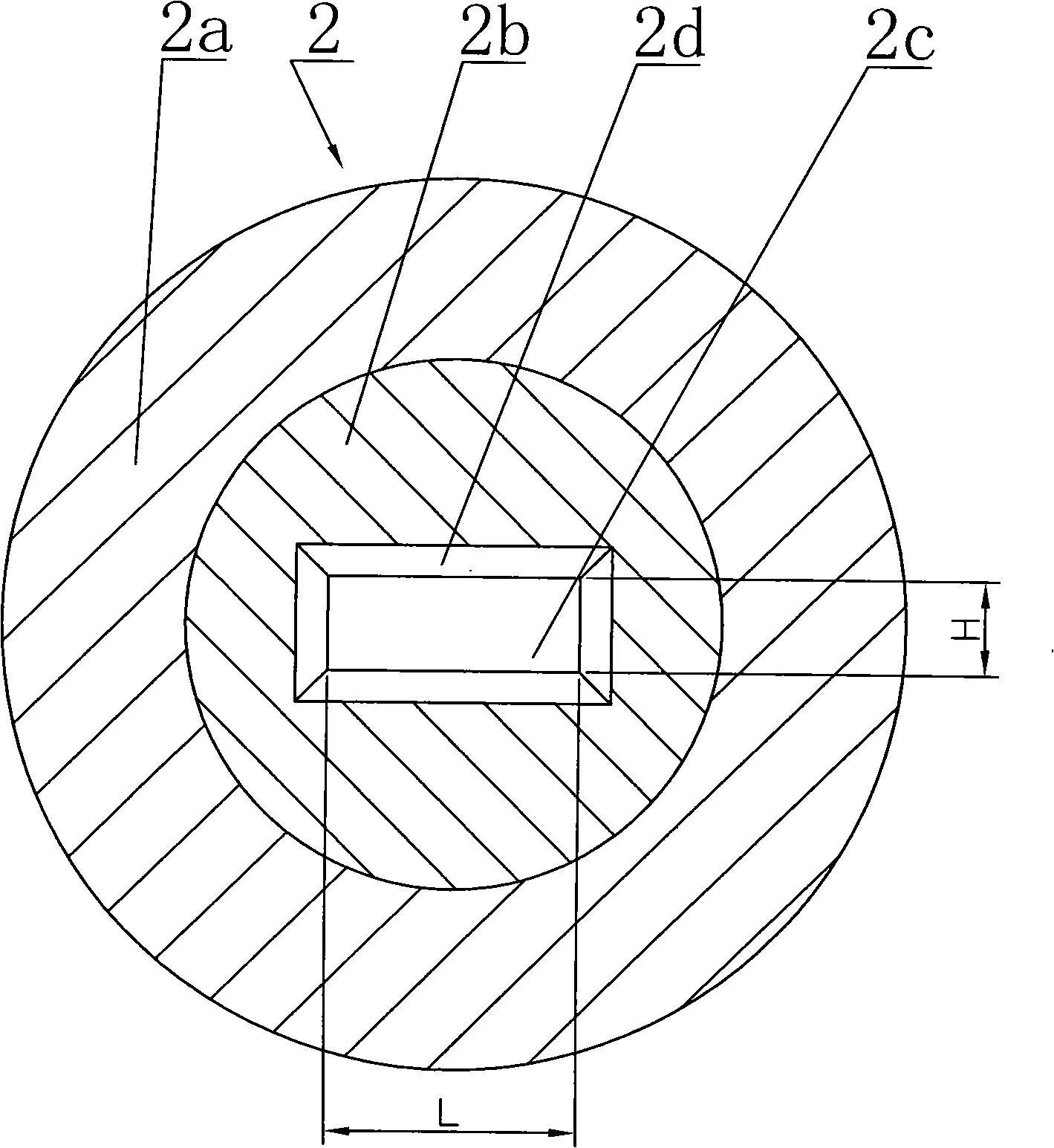 Method for preparing magnesium alloy strip blank cogged by flat extruding cylinder