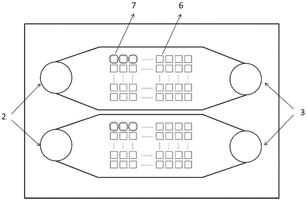 A microfluidic chip for nucleic acid sequencing