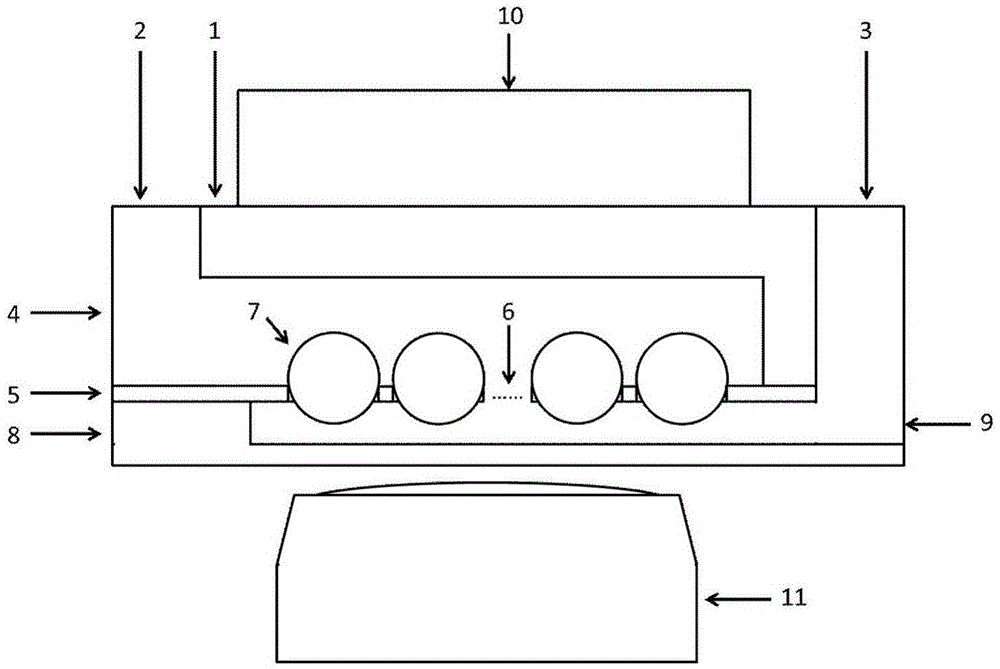 A microfluidic chip for nucleic acid sequencing