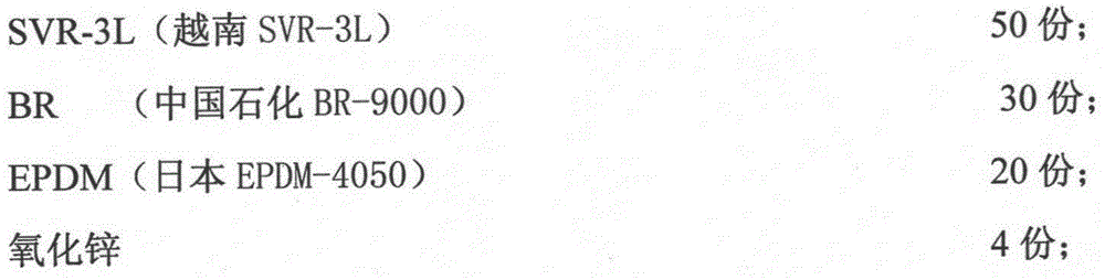 Automobile door-plate wire-harness protective-sleeve rubber composition and processing technology thereof